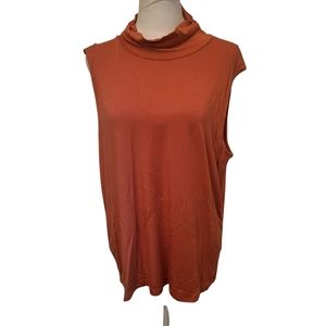 Jillian & Nicole Plus Mock Neck Tank sz 1X